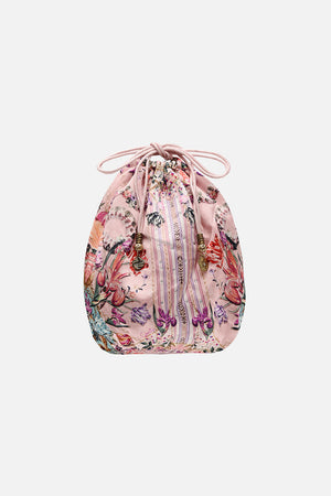 ROUND DRAWSTRING POUCH MAD AS A SNAKE