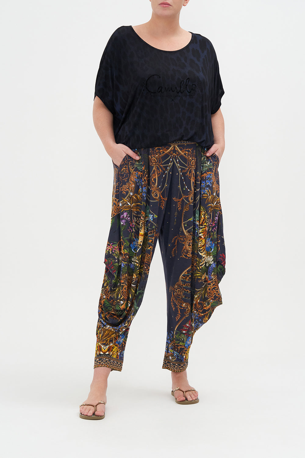 JERSEY DRAPE PANT WITH POCKET TIGER TALES