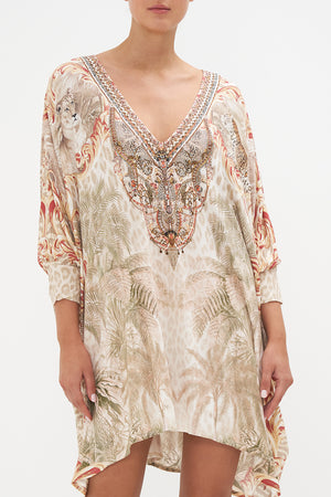 SHORT KAFTAN WITH CUFF PALAZZO PARTY