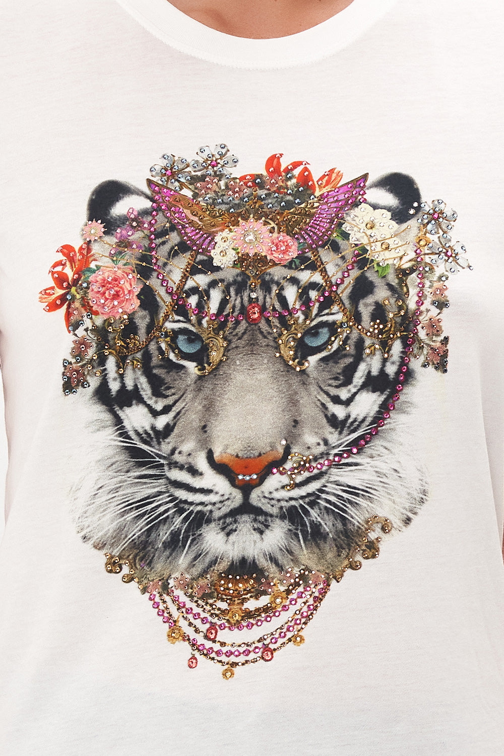 SLIM FIT  ROUND NECK T-SHIRT THE LEGEND OF ZIBA