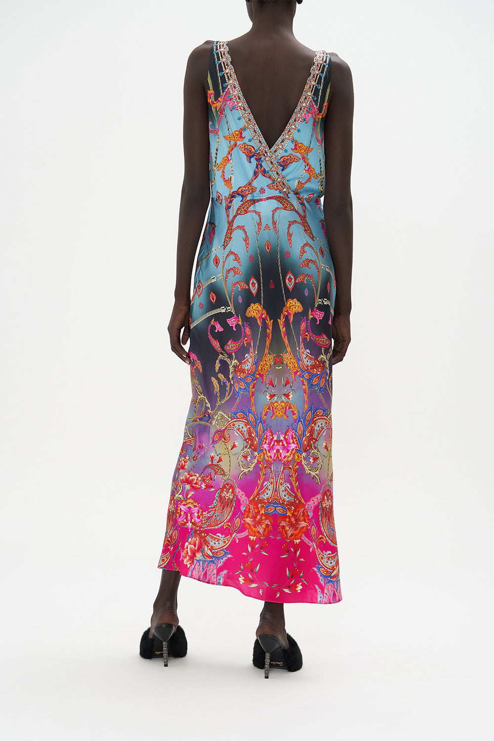 V-NECK SLIP DRESS WHAT LIES BENEATH