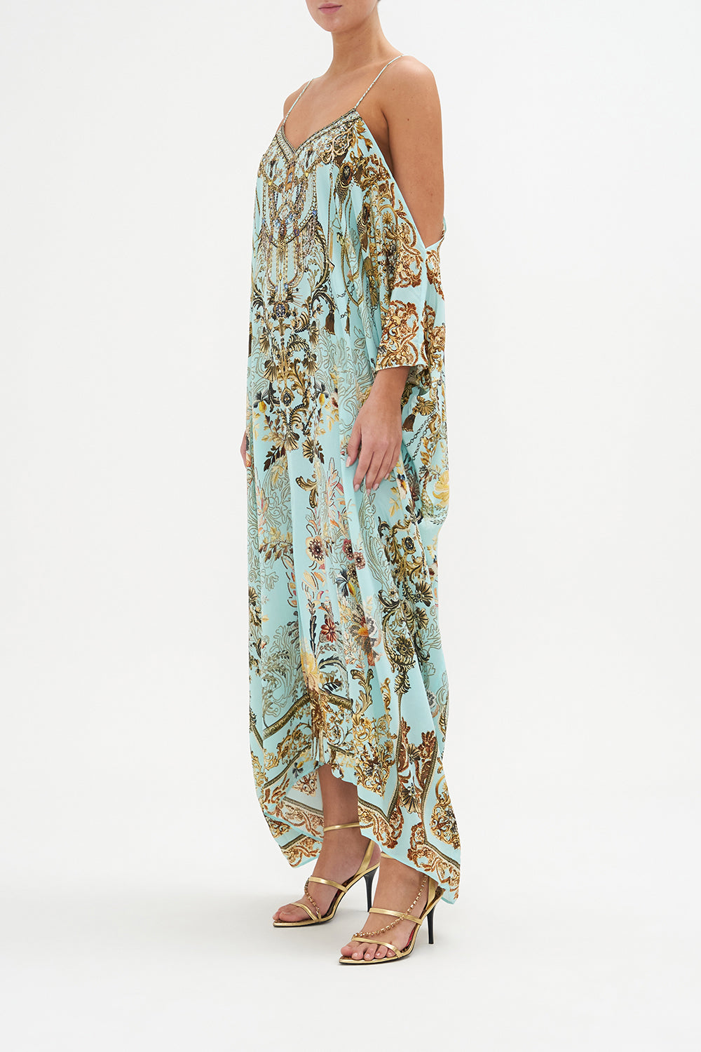 SHOESTRING STRAP KAFTAN ADIEU YESTERDAY