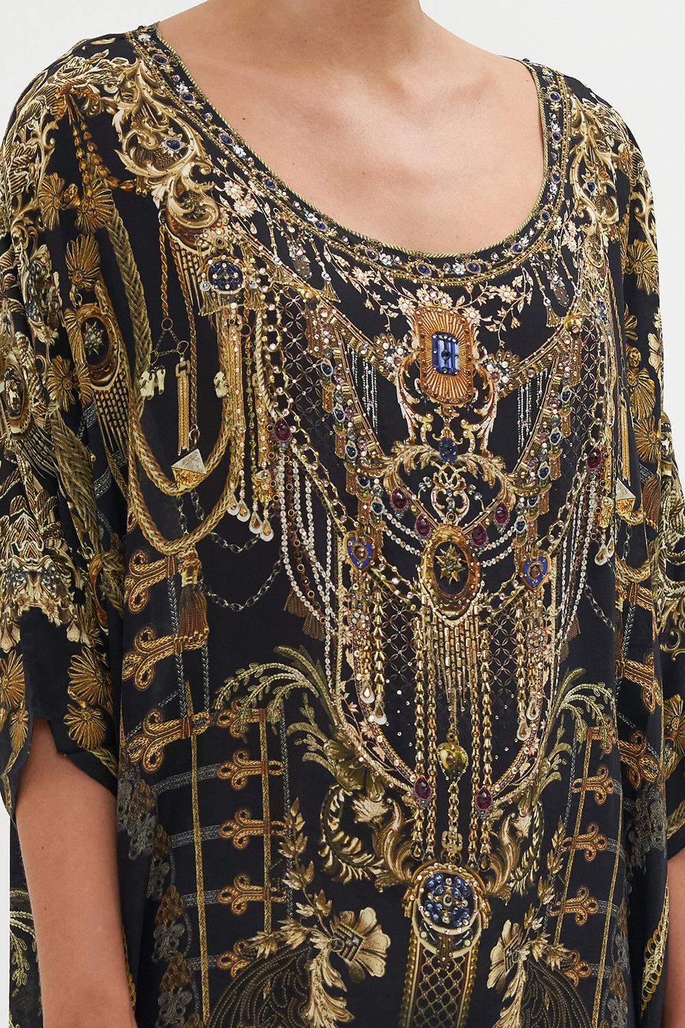 SCOOP BACK HEM DRESS THE NIGHT IS NOIR