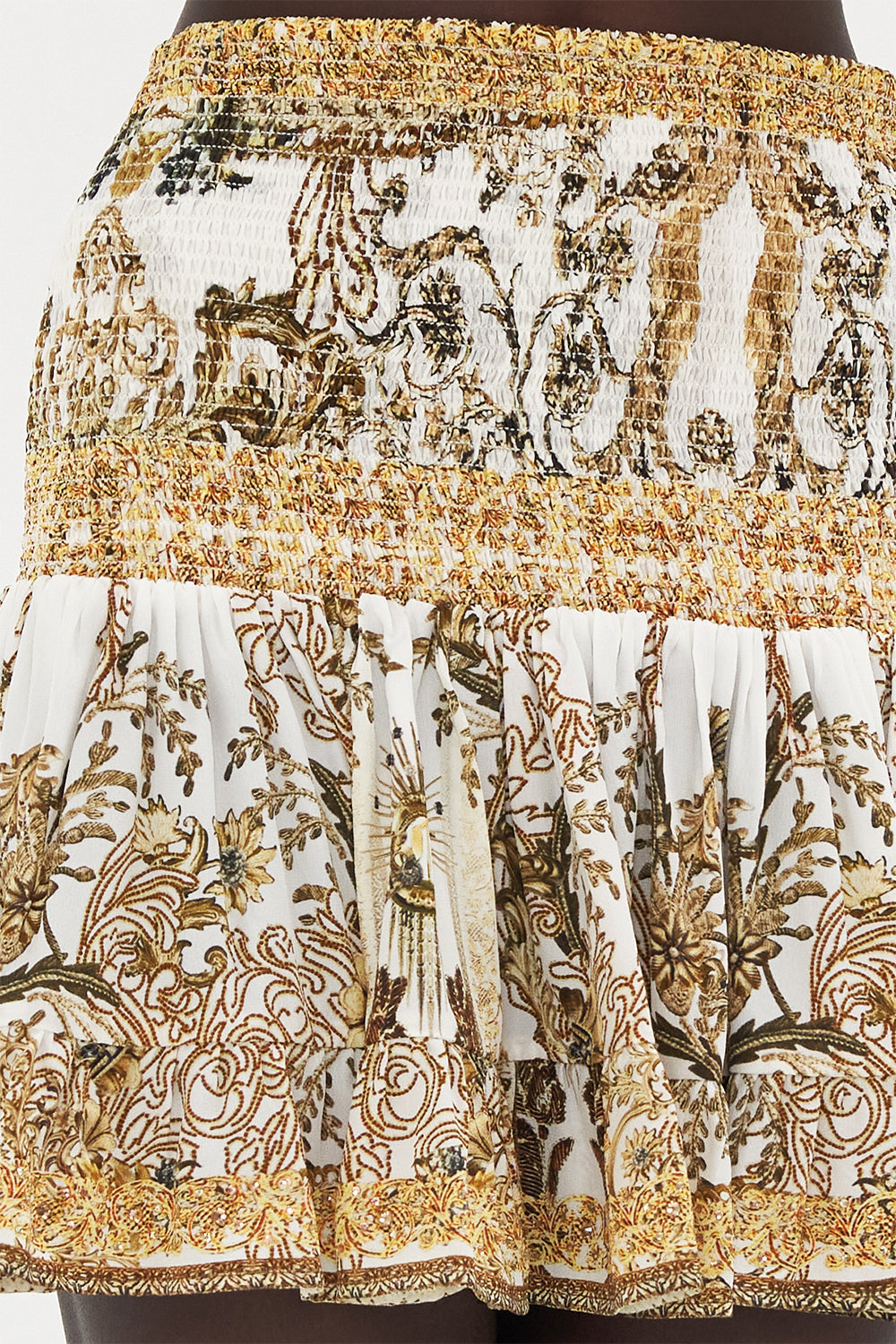 SHORT SHIRRED SKIRT ROAD TO RICHESSE