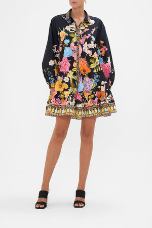Tiered Shirt Dress Divine Divinity print by CAMILLA