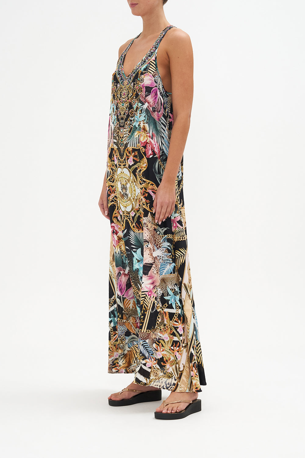 V NECK RACERBACK DRESS CHILD OF THE WILD