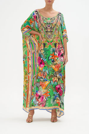 Round Neck Kaftan Curious And Curiouser print by CAMILLA