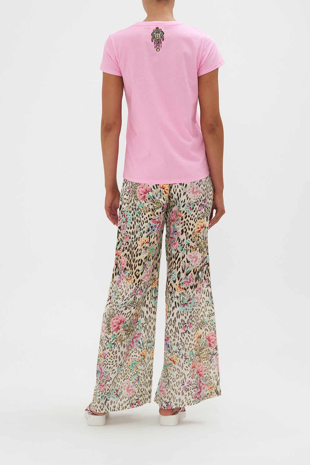 SLIM FIT  ROUND NECK T-SHIRT QUEEN ATLANTIS