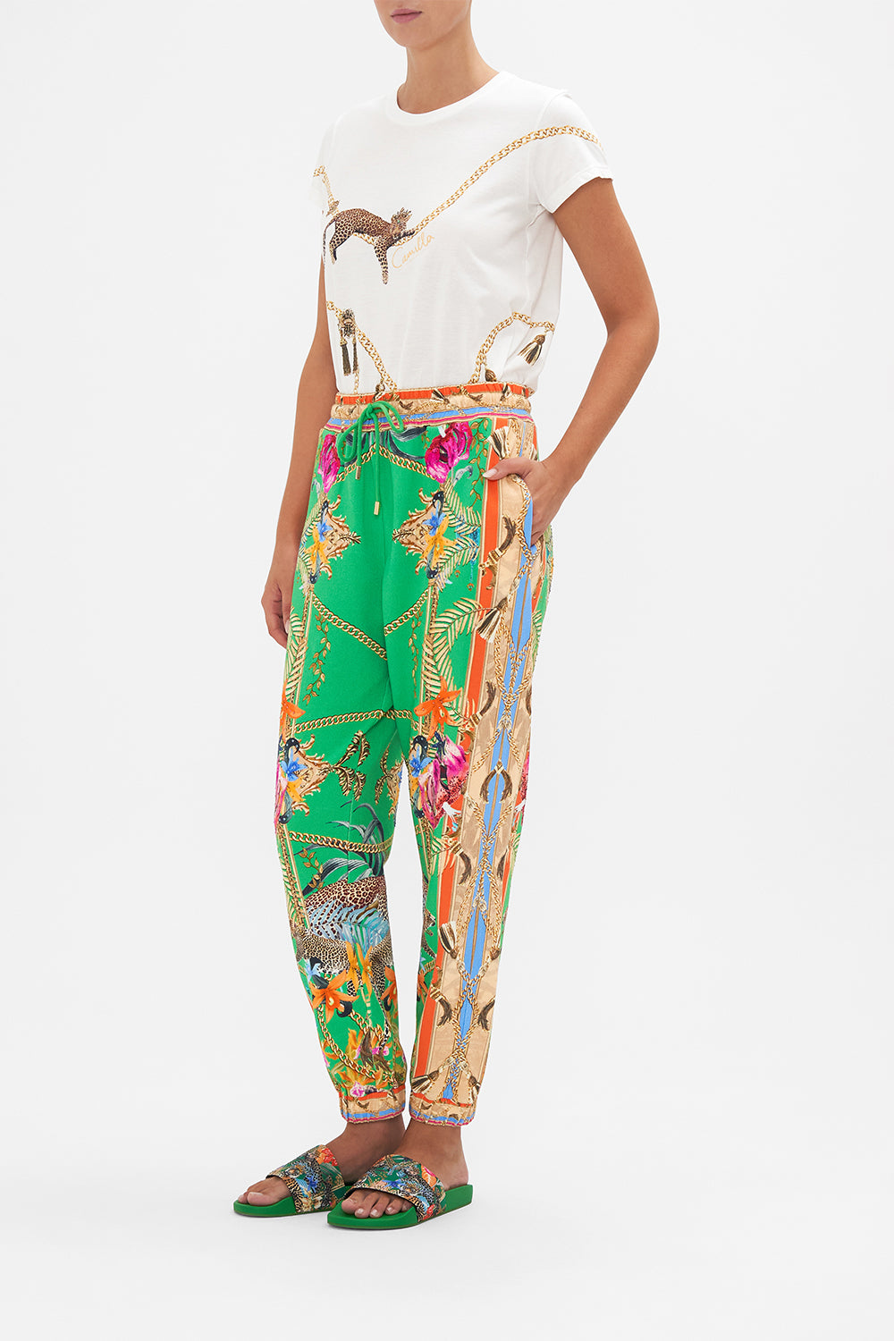 JERSEY TRACK PANT CURIOUS AND CURIOUSER