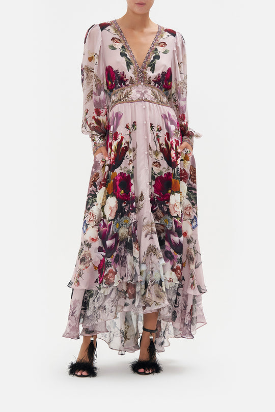 Long Button Front Dress, Gypsy Rose | CAMILLA AU – CAMILLA