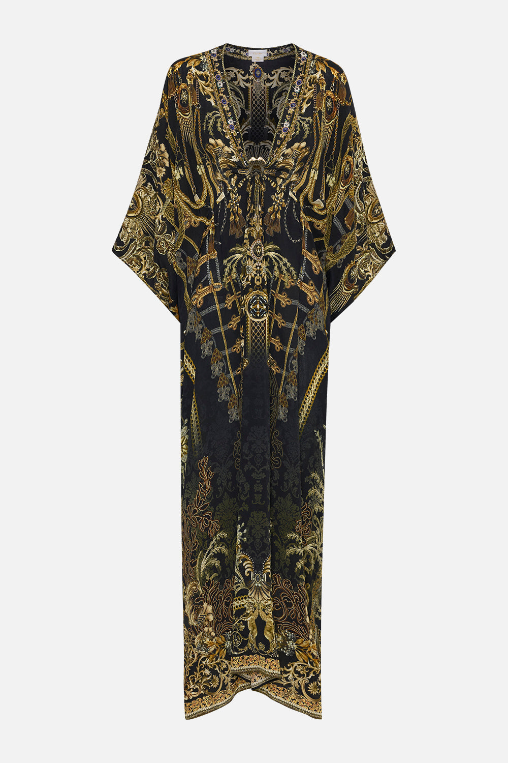 SPLIT SLEEVE KAFTAN WITH HARDWARE THE NIGHT IS NOIR