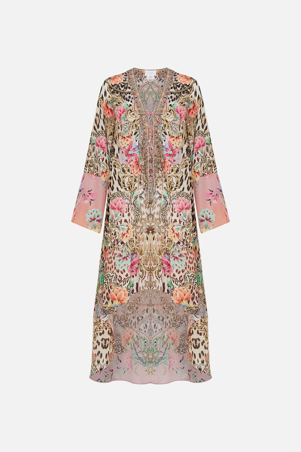 SHORT DRESS WITH HIGH LOW HEM QUEEN ATLANTIS