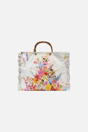 Frilled Edge Tote Sunlight Symphony print by CAMILLA