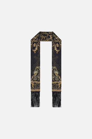 Long Skinny Scarf The Night Is Noir print by CAMILLA