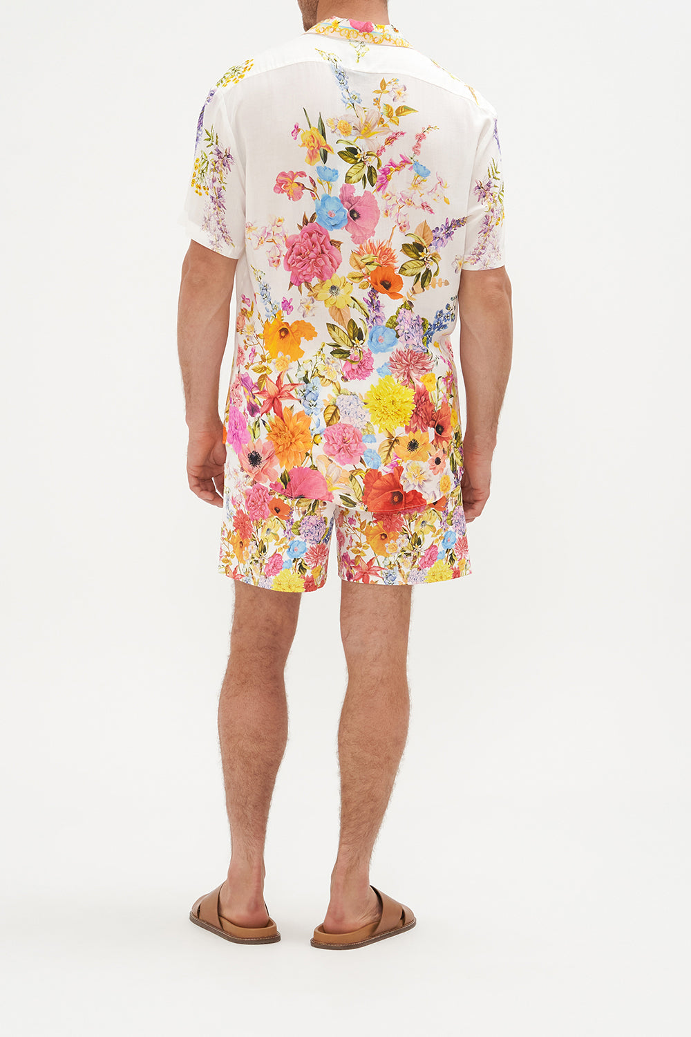 SHORT SLEEVE BUTTON THROUGH SHIRT SUNLIGHT SYMPHONY