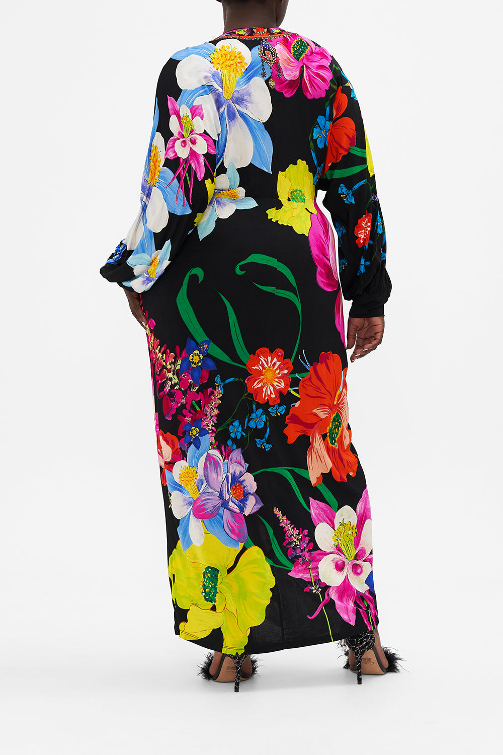 LONG SPLIT FRONT TWIST DRESS AWAY WITH THE FAIRIES