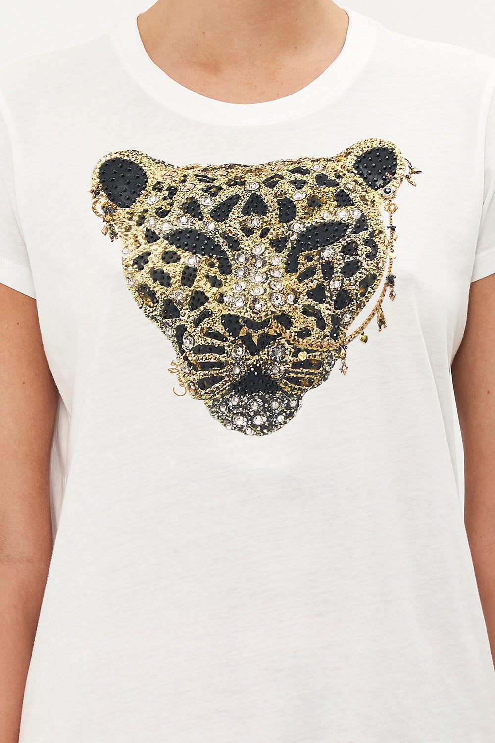 SLIM FIT ROUND NECK T-SHIRT ALWAYS CHANGE YOUR SPOTS