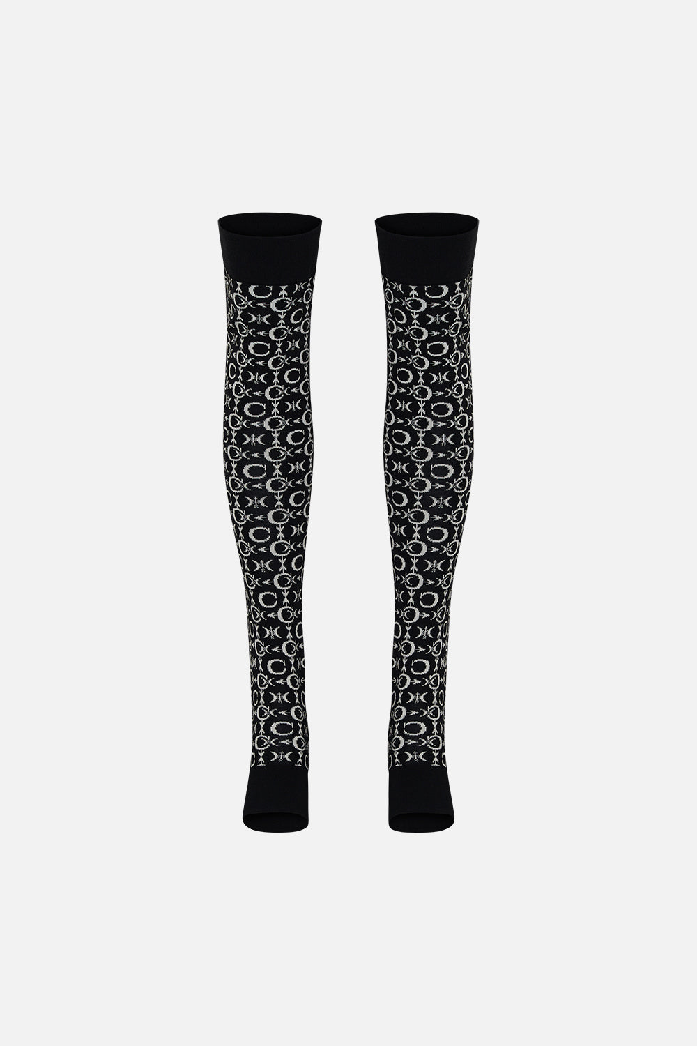 KNITTED SLOUCH LEG WARMERS LEOS SKY