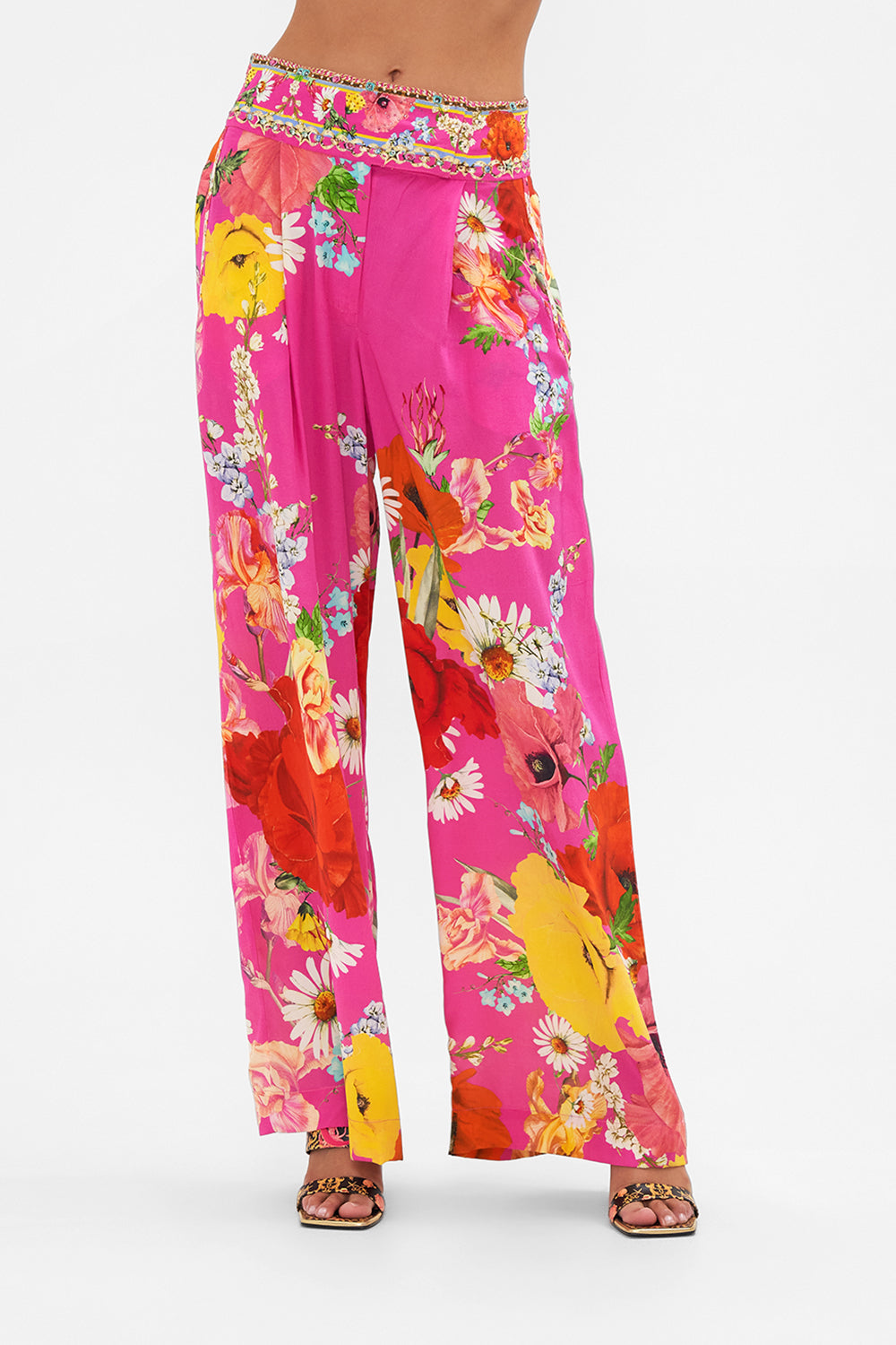 WIDE LEG PANT WITH BUTTONS RAINBOW BODY