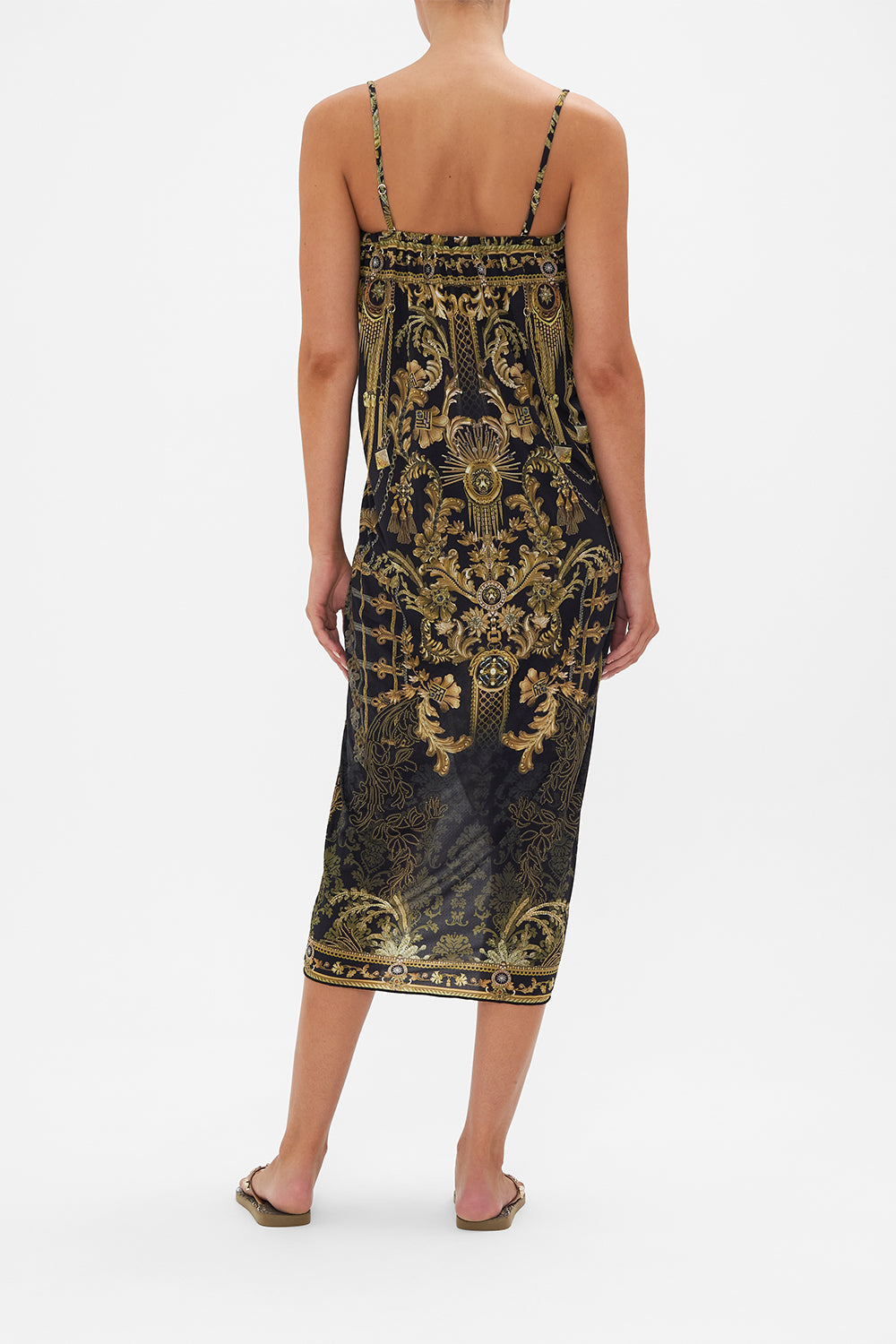 RING TRIM LONG SARONG THE NIGHT IS NOIR