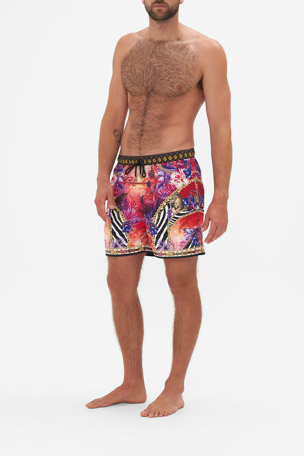 ELASTIC WAIST BOARDSHORT AND THE QUEEN WORE RED main image 0