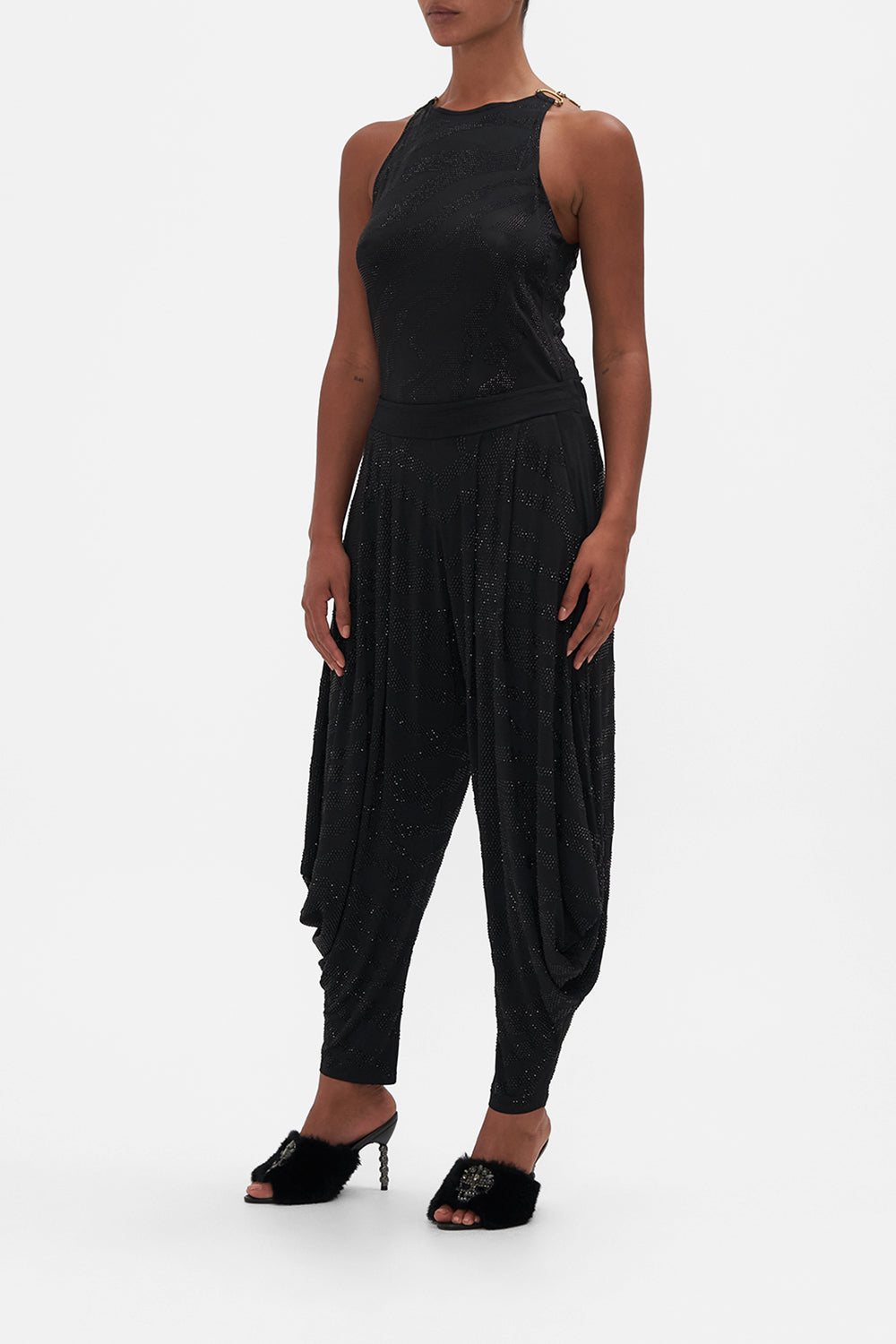 JERSEY DRAPE PANT WITH POCKET TAME MY TIGER