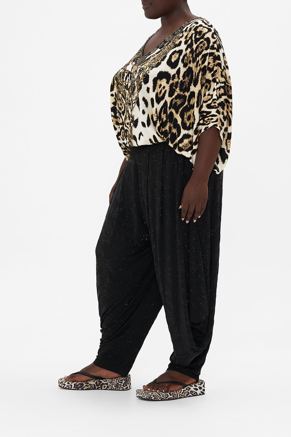 JERSEY DRAPE PANT WITH POCKET TAME MY TIGER