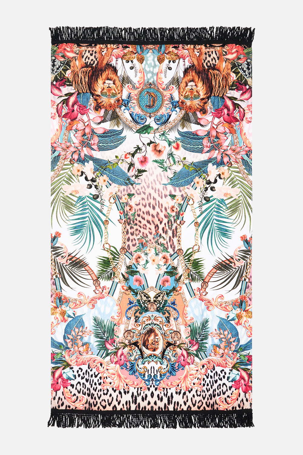 RECTANGLE TOWEL WITH FRINGE ROYALTY LOYALTY