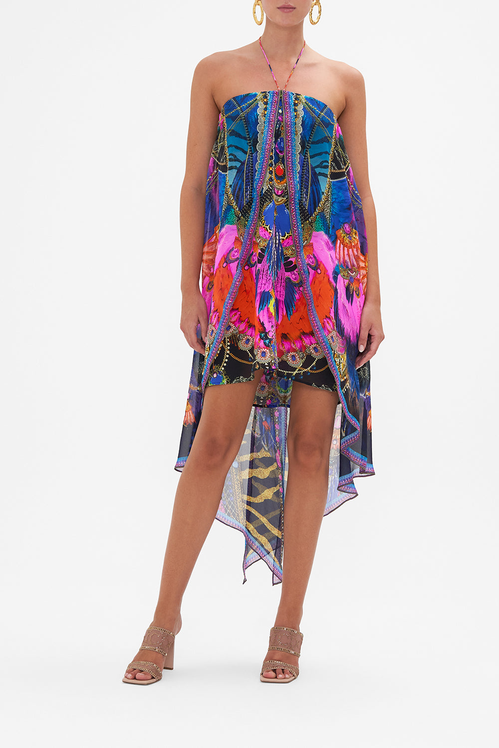 Strapless Overlayer Dress Dancing With Destiny print by CAMILLA