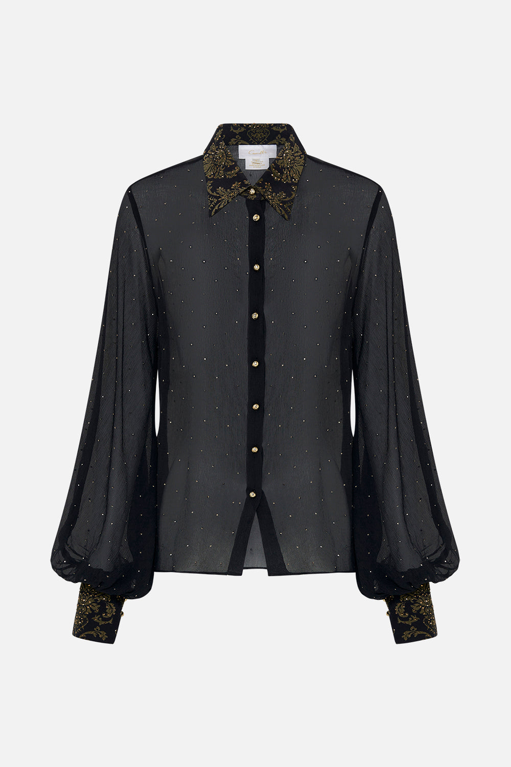 SPLIT SLEEVE BLOUSE THE NIGHT IS NOIR