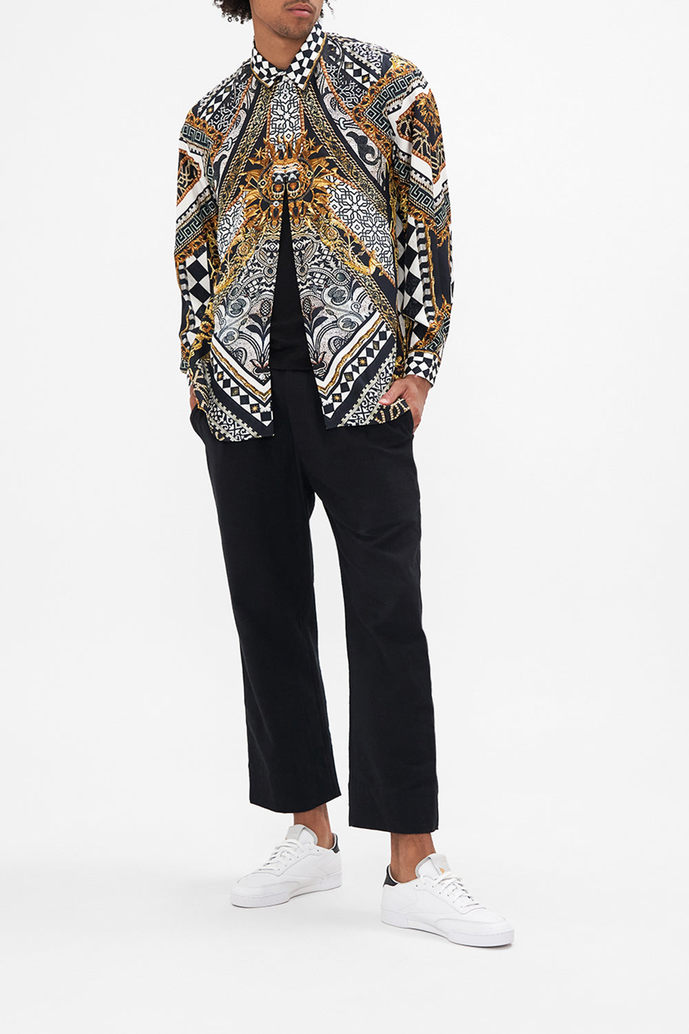 MENS OVERSIZED SHIRT LOOK UP TESORO