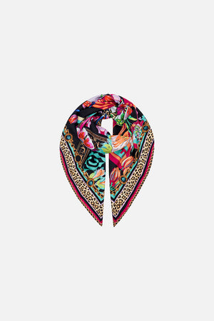 Product view of CAMILLA large silk scarf in Printed Prima Vera floral print
