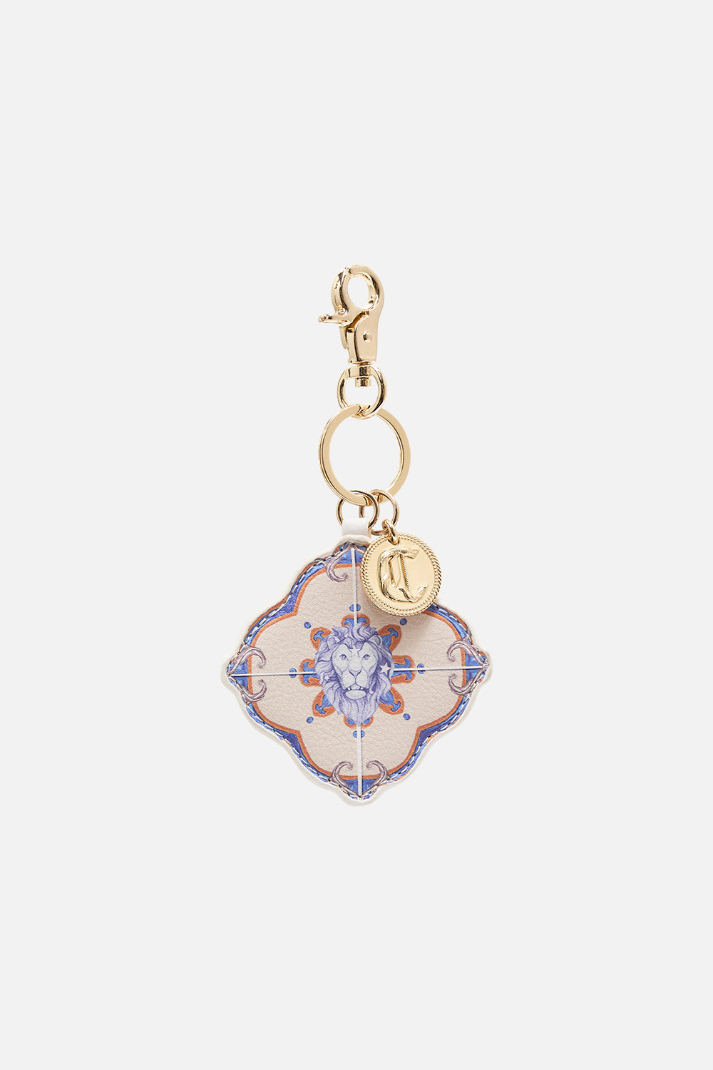 Product view of CAMILLA keyring in Caterina Spritz print
