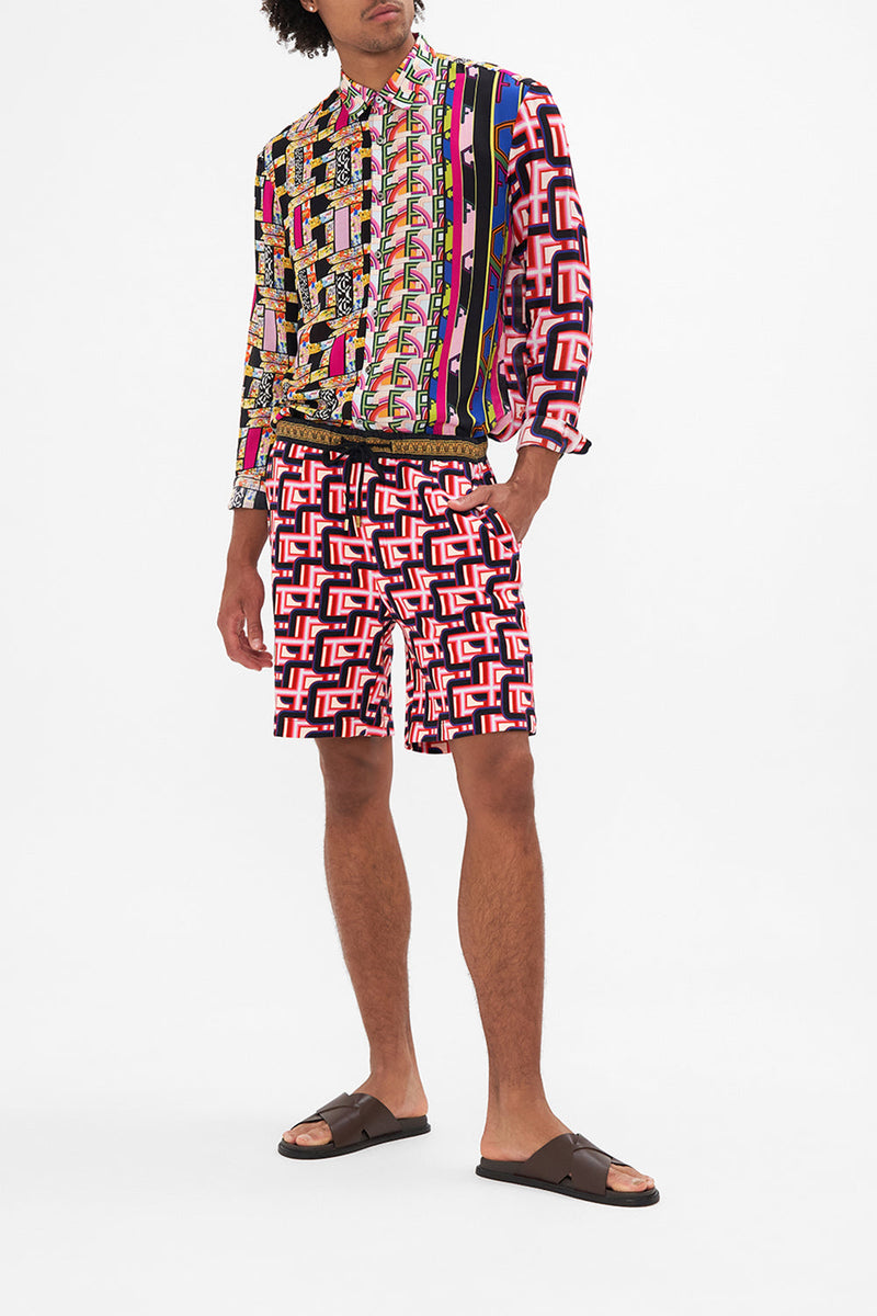 CUT OFF TRACK SHORT ROME RETRO