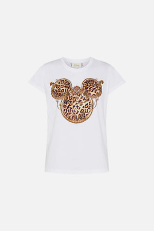 SLIM FIT  ROUND NECK T-SHIRT MICKEY TAKES A TRIP