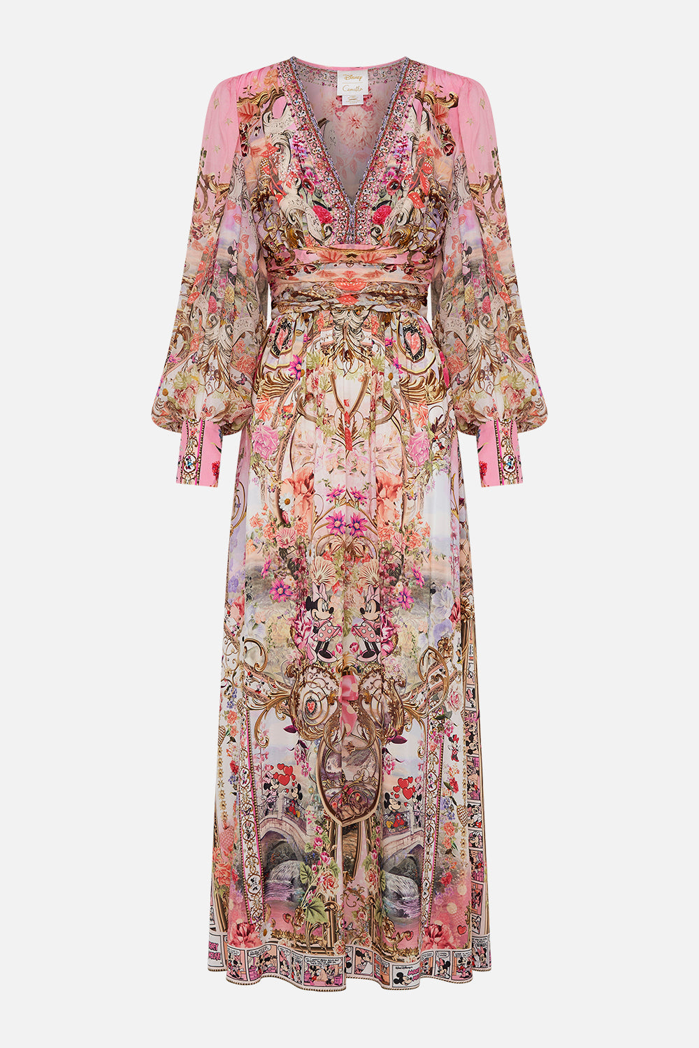 LONG DRESS WITH BLOUSON SLEEVE MINNIE MOUSE MAGIC