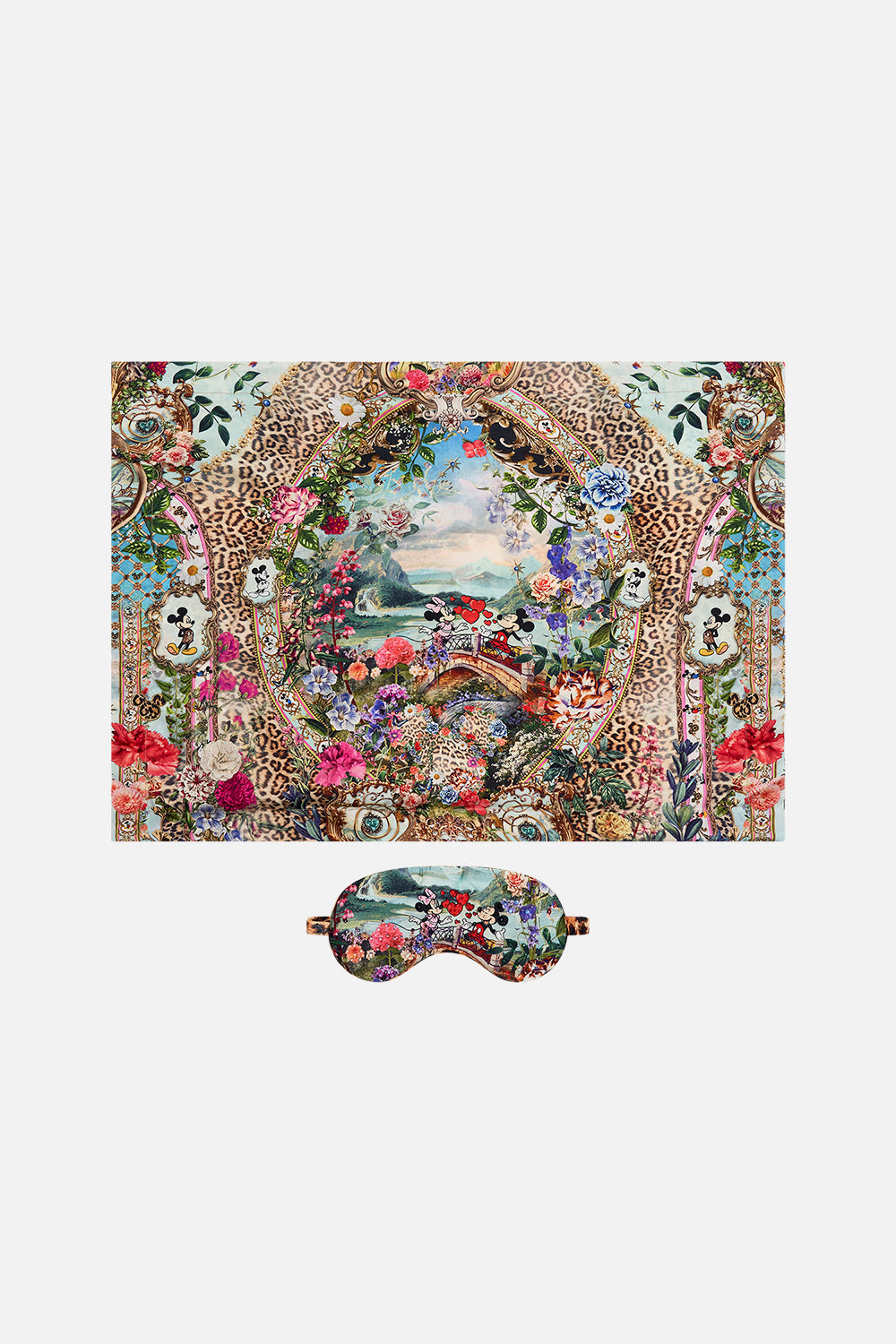 EYE MASK AND PILLOW SET MICKEY TAKES A TRIP