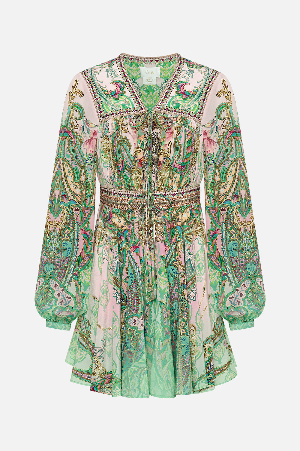 Short Peasant Dress, Lost City CAMILLA AU CAMILLA