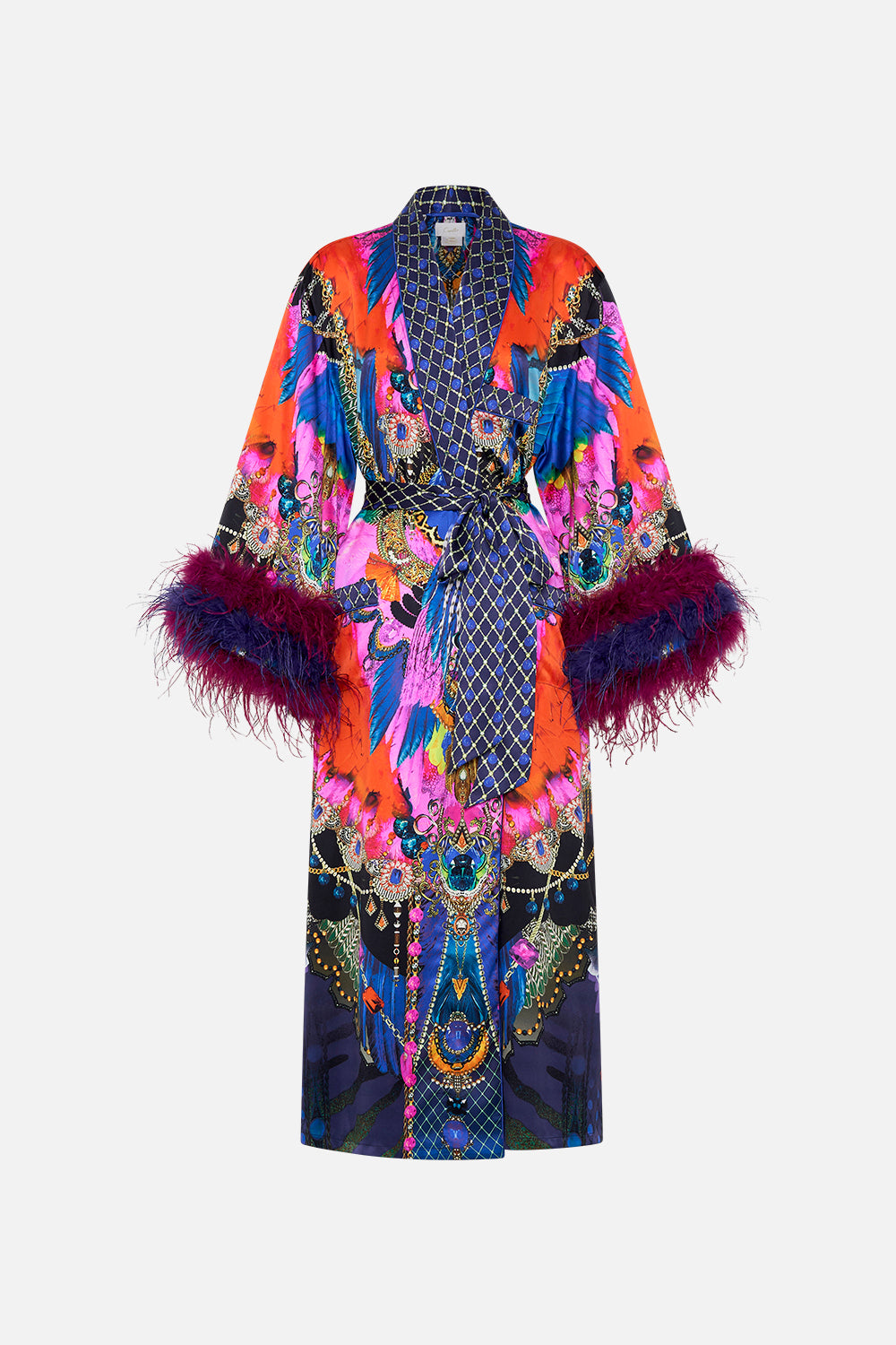 LONG ROBE WITH FLARED SLEEVE DANCING WITH DESTINY