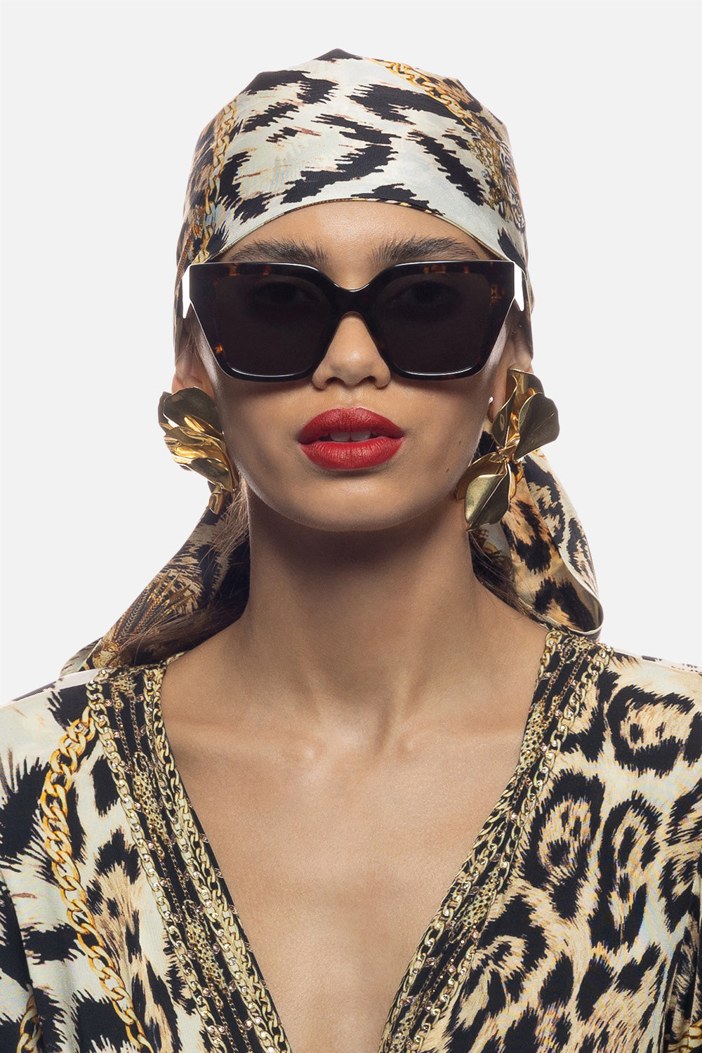 BOTTOMLESS BRUNCH SUNGLASSES DARK TORT MONOGRAM