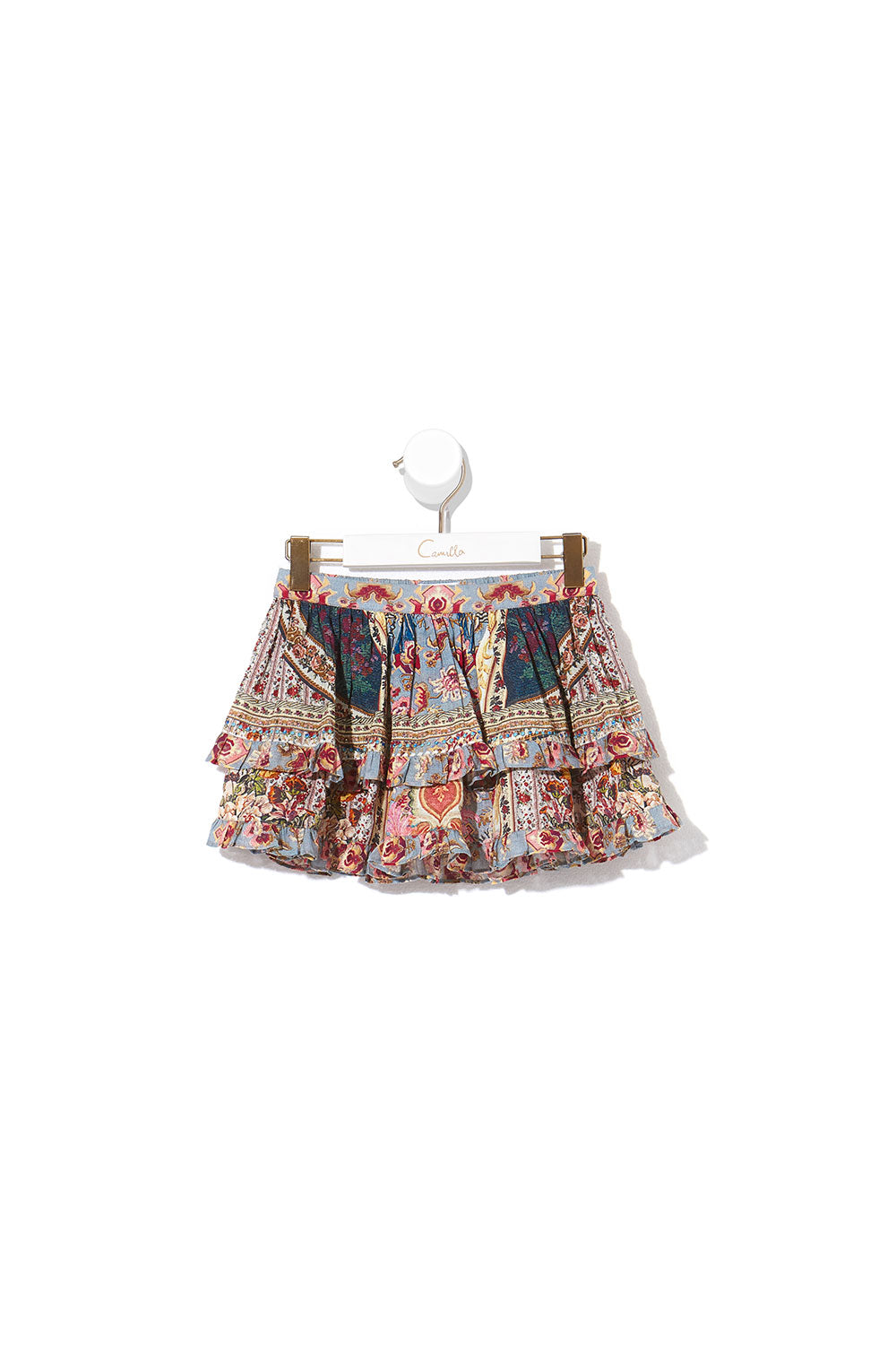 KIDS DOUBLE LAYER FRILL SKIRT JEANNE QUEEN