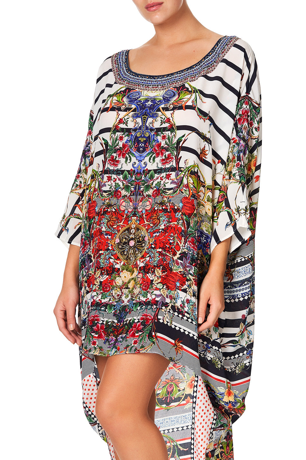 SCOOP BACK HEM DRESS JOIE DE VIVRE