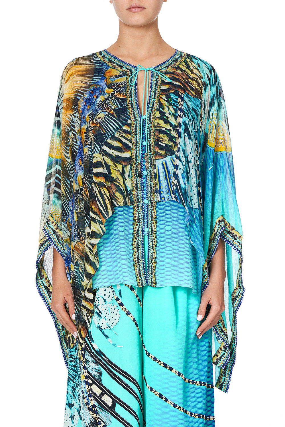 SHEER LAYERED TOP MARINE QUEEN