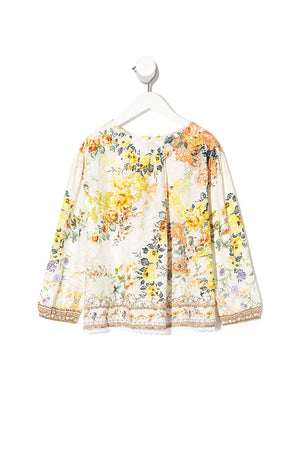 INFANTS BLOUSE WITH PINTUCKING IN THE HILLS OF TUSCANY