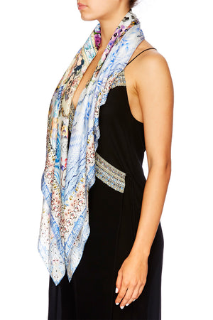 GIRL NEXT DOOR LARGE SQUARE SCARF