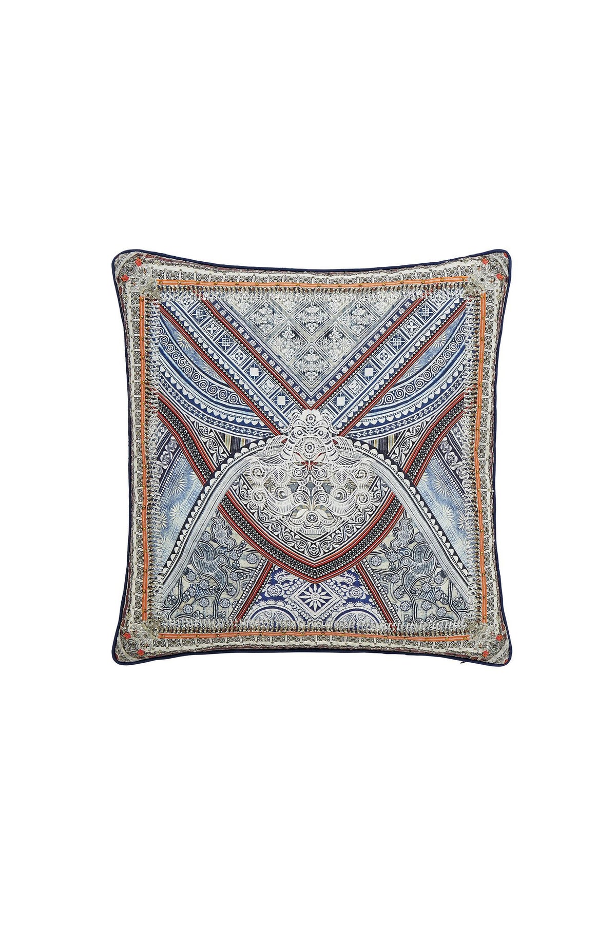 ANTIQUE BATIK SMALL SQUARE CUSHION