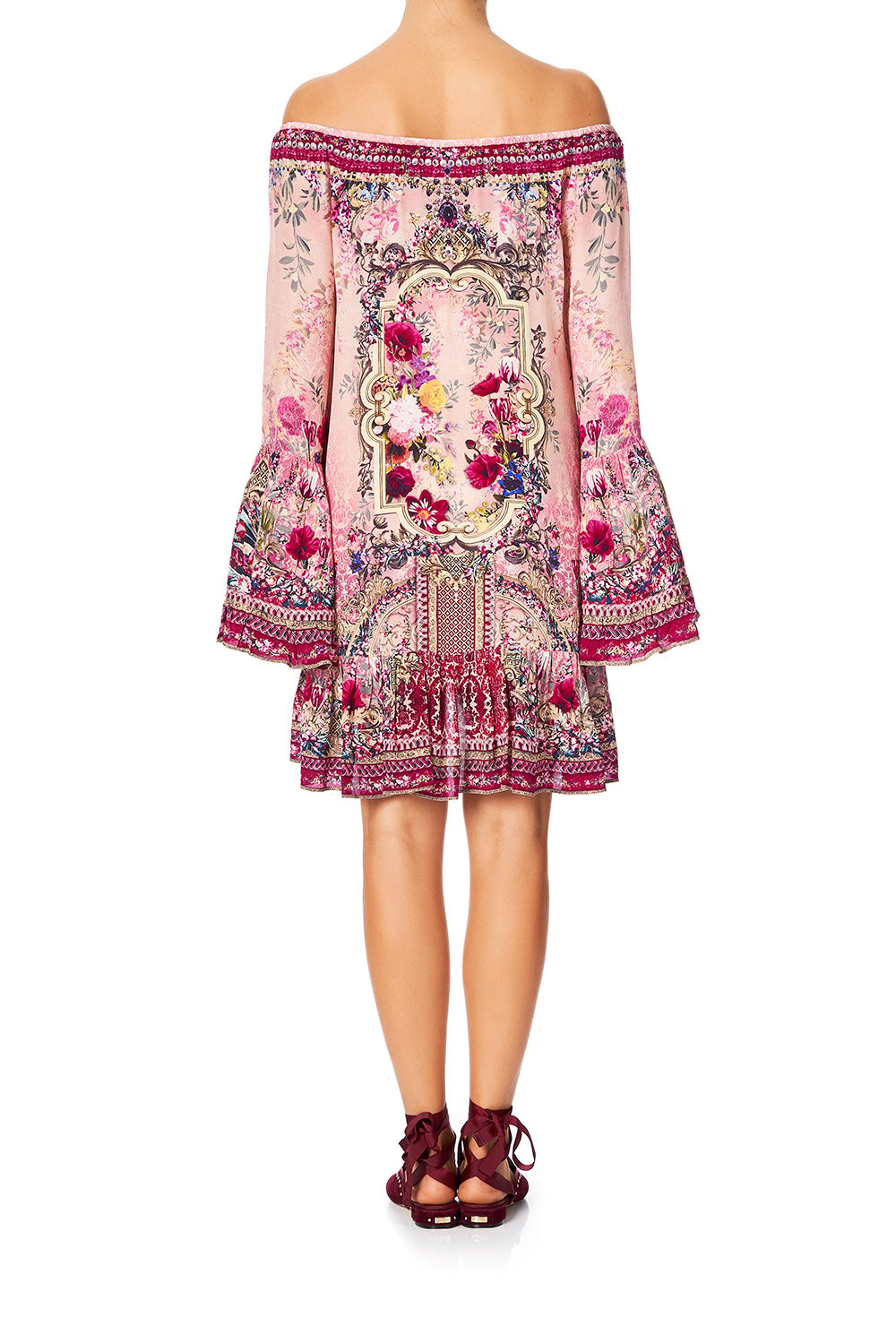 A LINE FRILL DRESS LA BELLE