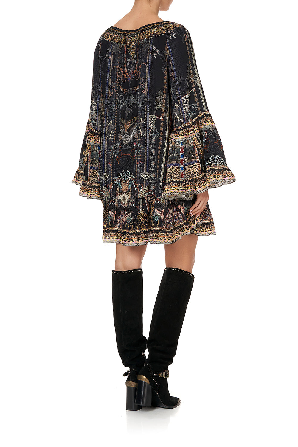 A LINE FRILL DRESS SON OF SEVEN QUEENS