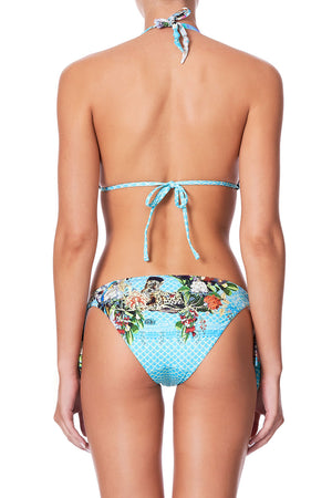 HALTER SLIDE TRI WITH TRIM GIRL FROM ST TROPEZ