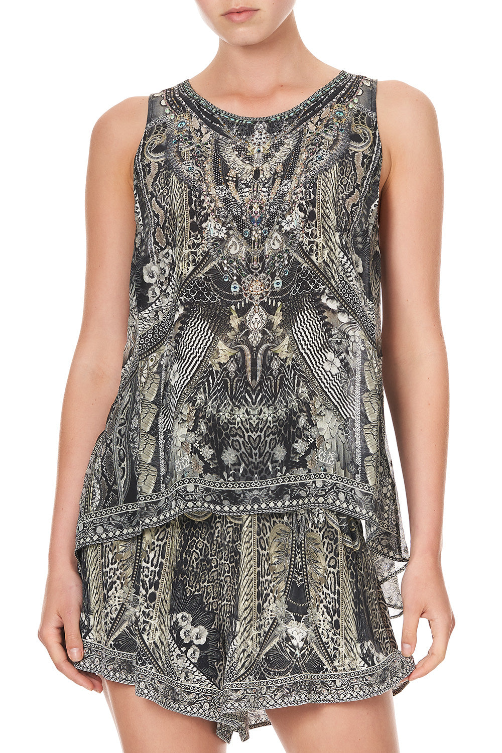 BUTTON BACK TOP ONE TRIBE